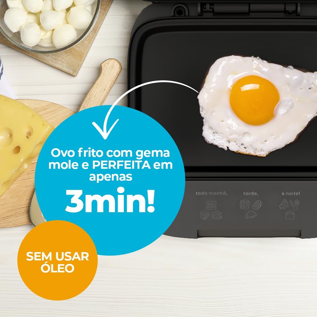 Sanduicheira Elétrica Cadence Click - 127V - Imagem 4