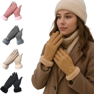Luva Feminina Térmica Touch Screen Forrada Lisa Peluciada Inverno Frio Veludo Quente Elegante Adulta Antiderrapante para Celular Confortável Casual Dia a Dia Proteção Contra o Frio Intenso Luva Feminina Térmica Touch Screen Forrada Lisa Peluciada Inverno Frio Veludo Quente Elegante Adulta Antiderrapante para Celular Confortável Casual Dia a Dia Proteção Contra o Frio Intenso
