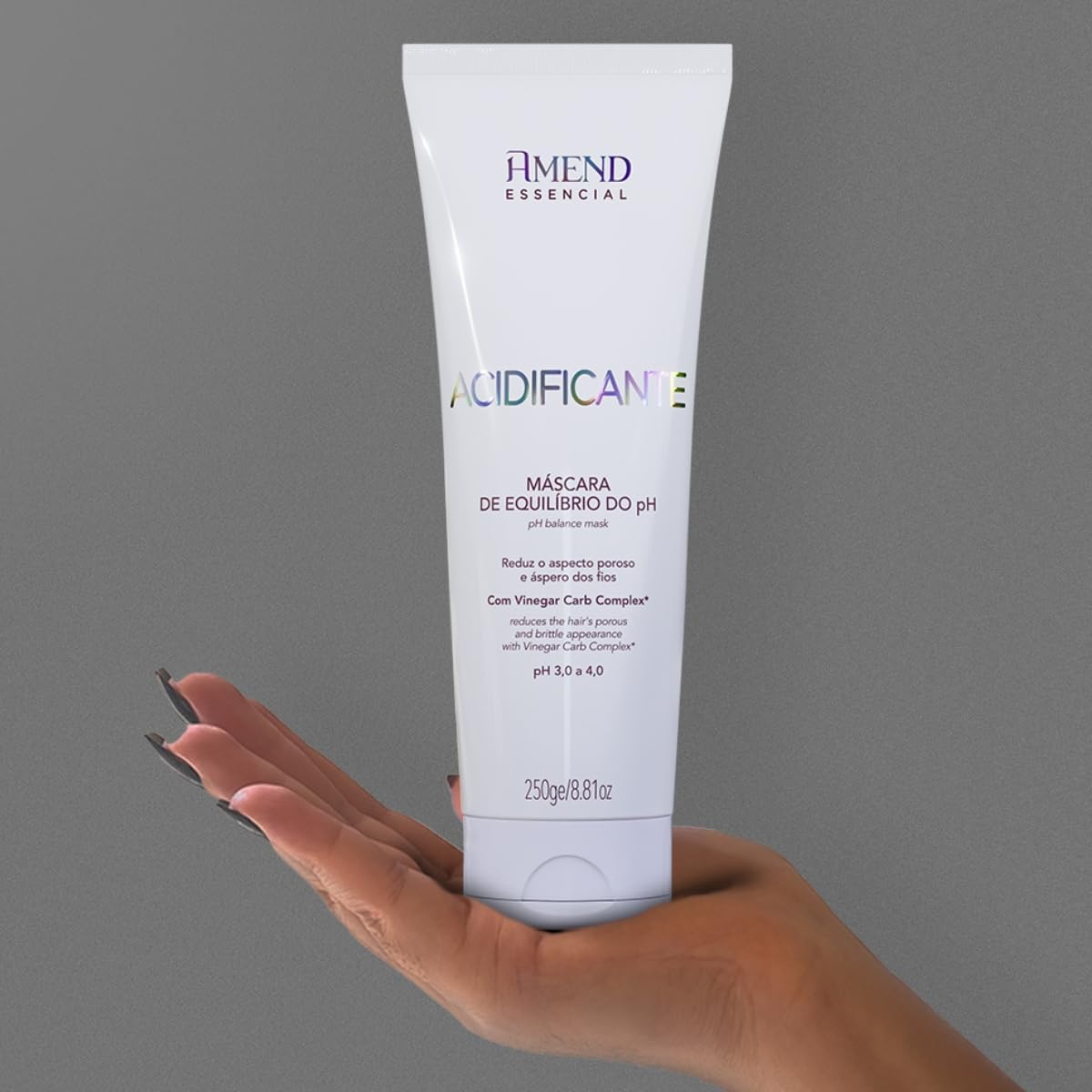 Máscara de Equlíbrio Amend Essencial Acidificante Ph 250g - Imagem 4