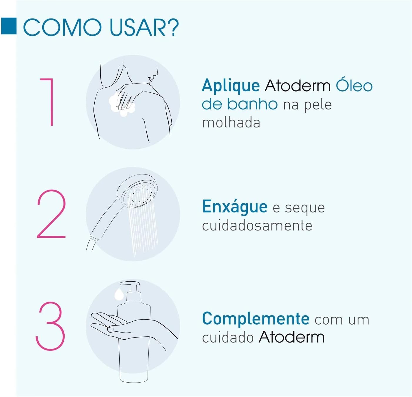 Bioderma Atoderm Óleo De Banho - Higiene Hidratante Diária 1 Litro - Imagem 6