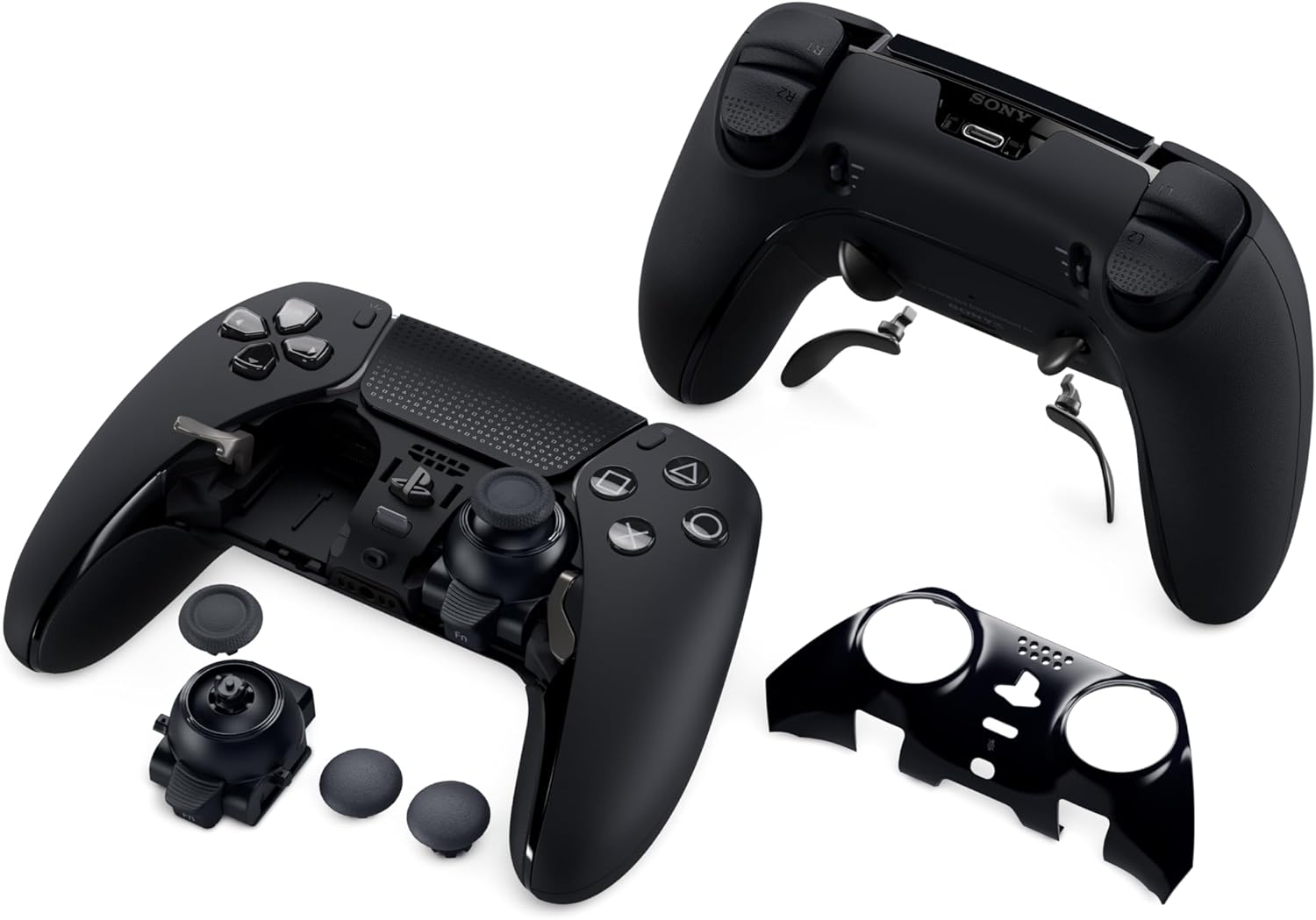Controle sem fio DualSense Edge™ - Midnight Black - Imagem 7