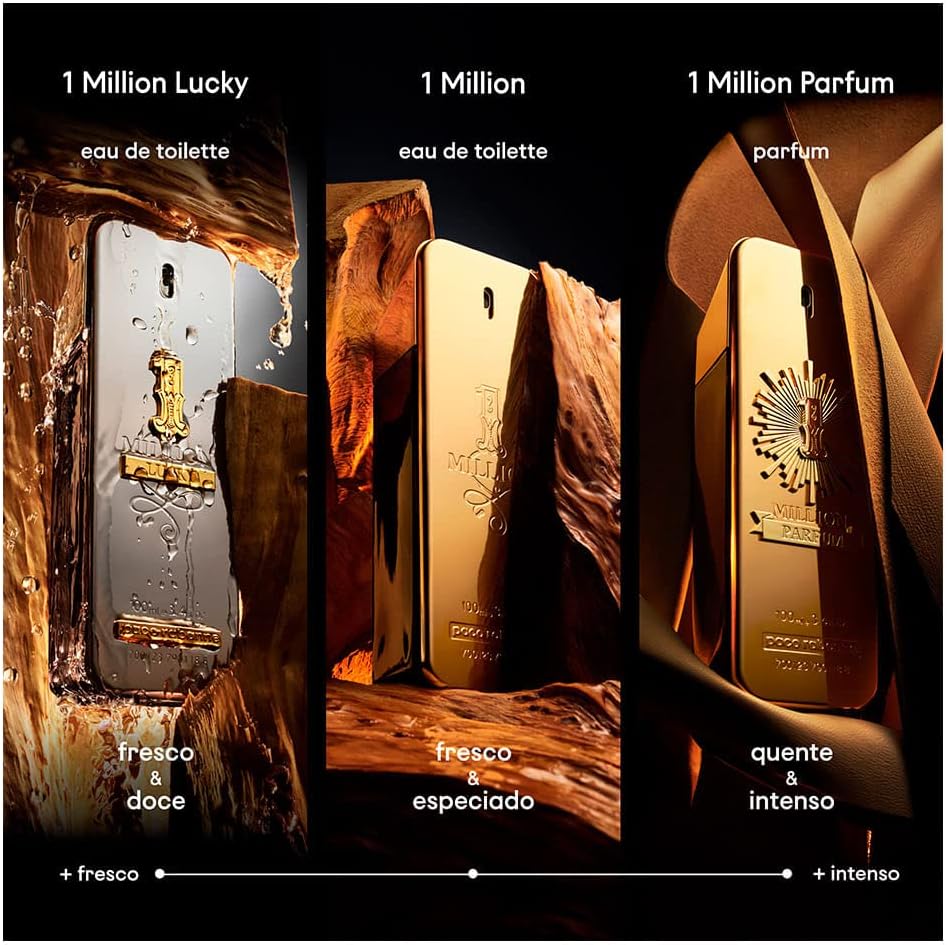 Perfume One Million Paco Rabanne Masculino 200 ml - Imagem 5