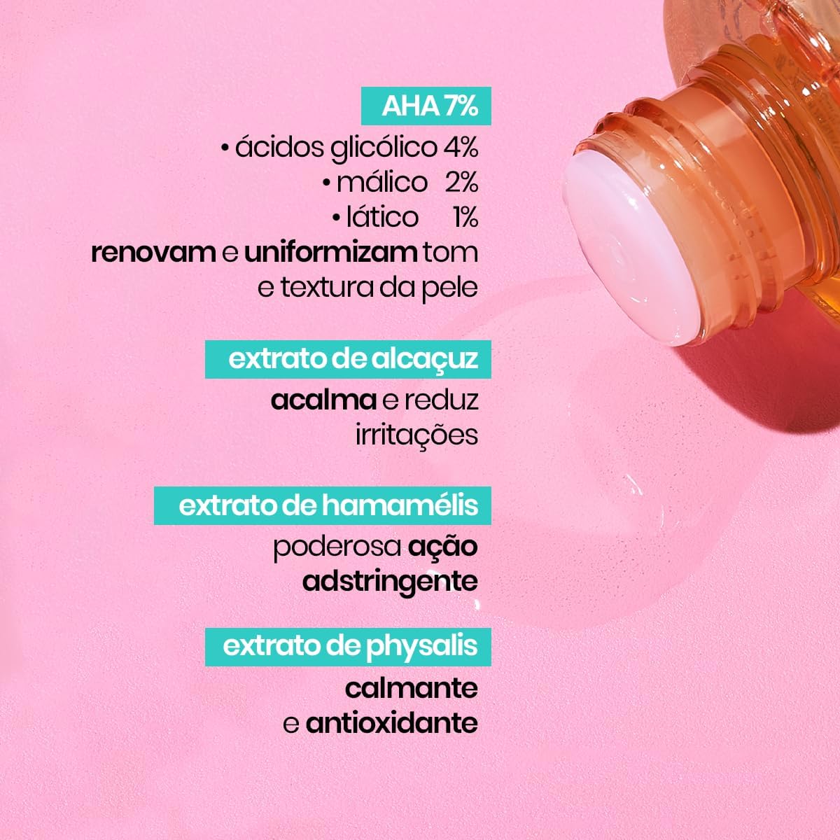Sallve Tônico Renovador 120Ml - Aha 7% - Imagem 5