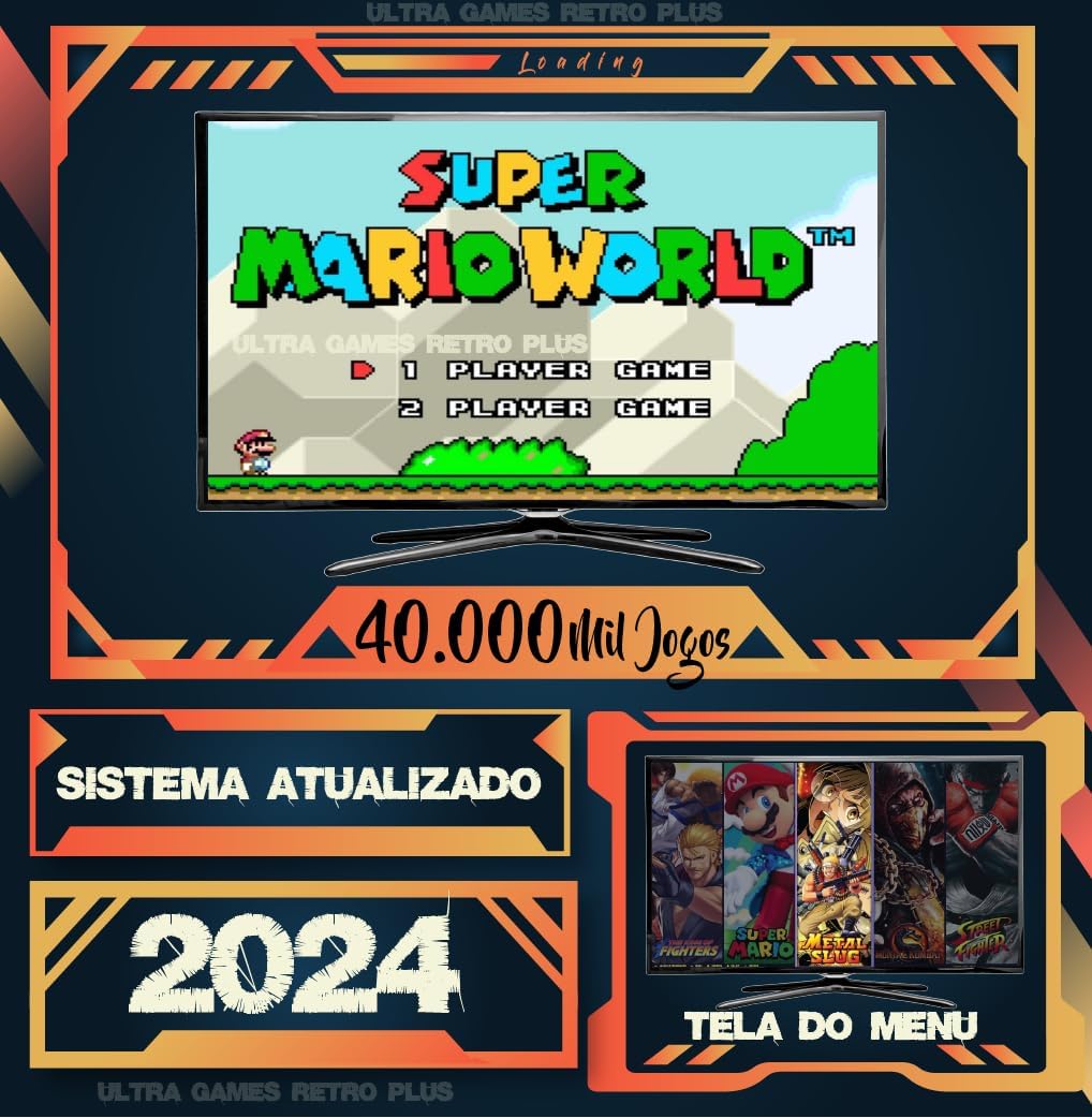 Video Game Retro Premium + 40.000 Mil jogos + 3 Controles - Imagem 5