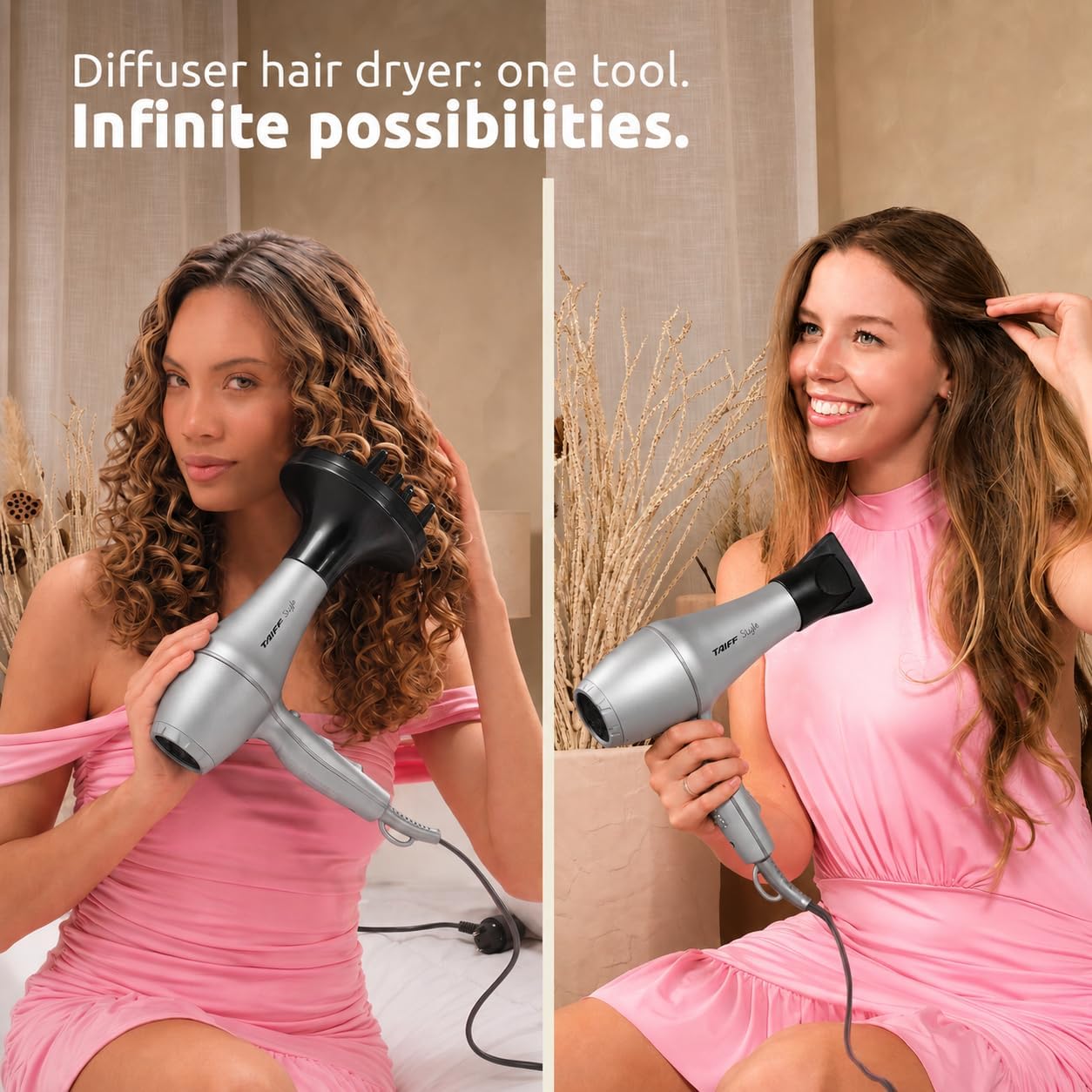 Secador 2000w 127v, Taiff, Style 333, Preto, Pequeno - Imagem 4