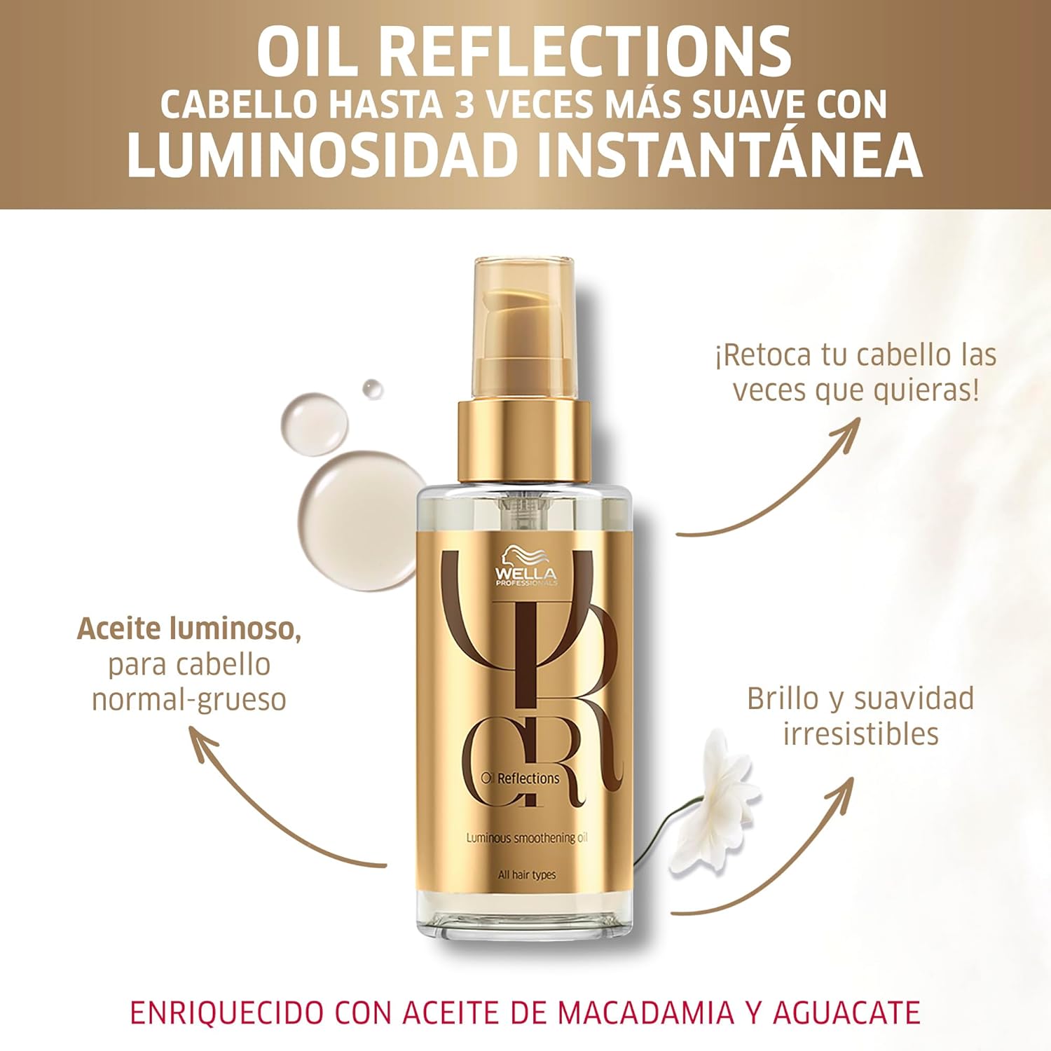Wella Professionals Oil Reflections Óleo Capilar 100 ml - Imagem 3