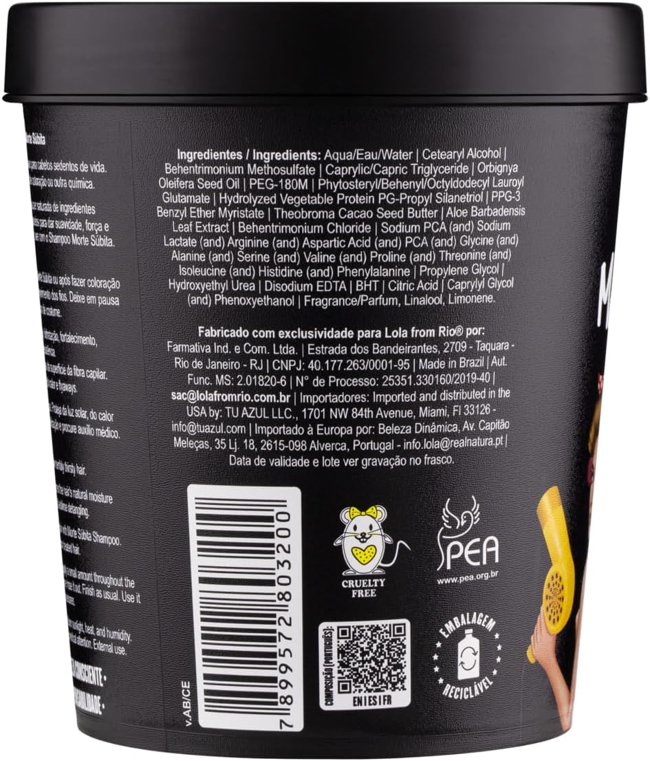 Morte Súbita Máscara Super Hidratante 450g , Lola Cosmetics - Imagem 5