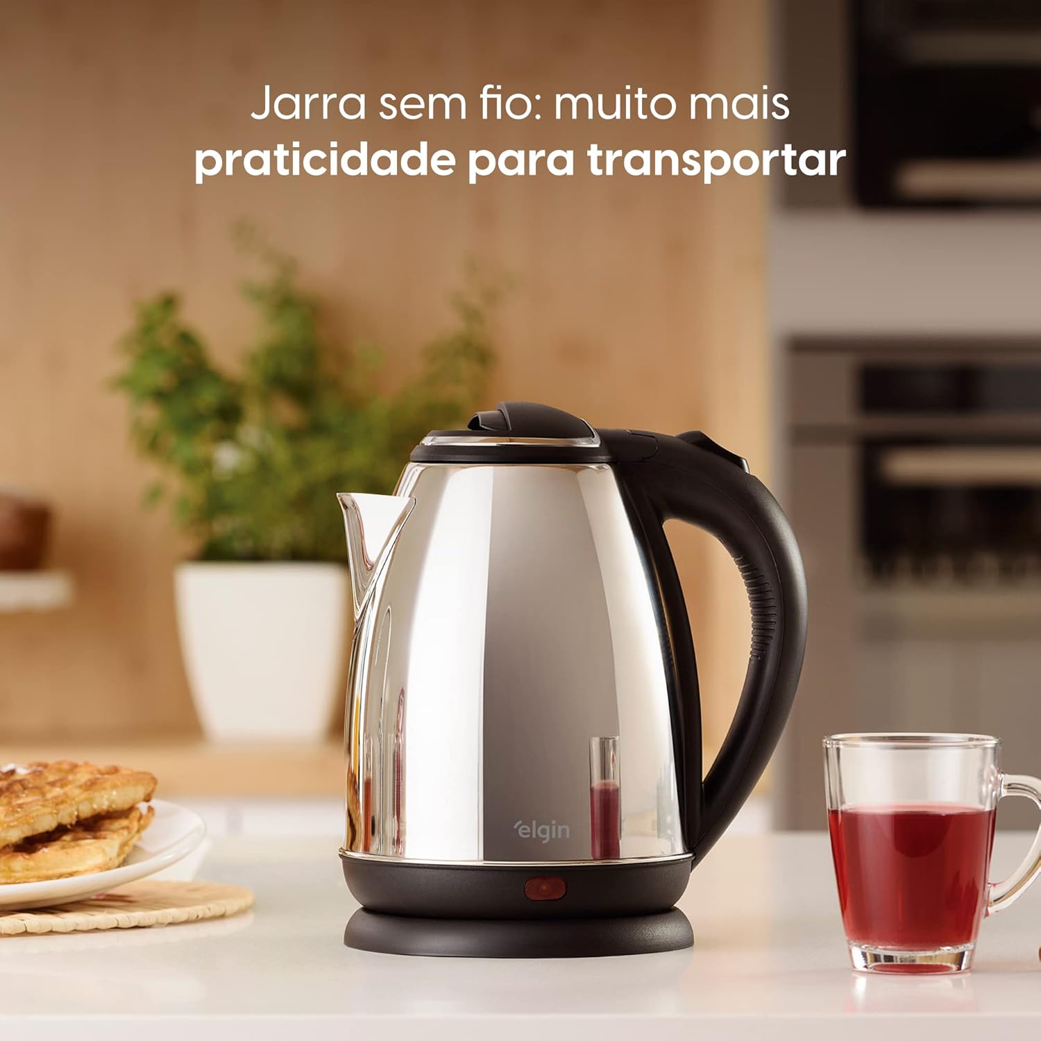 Chaleira Elétrica Elgin Cha10 1,8L Sem Fio com Desligamento Automático - Imagem 8