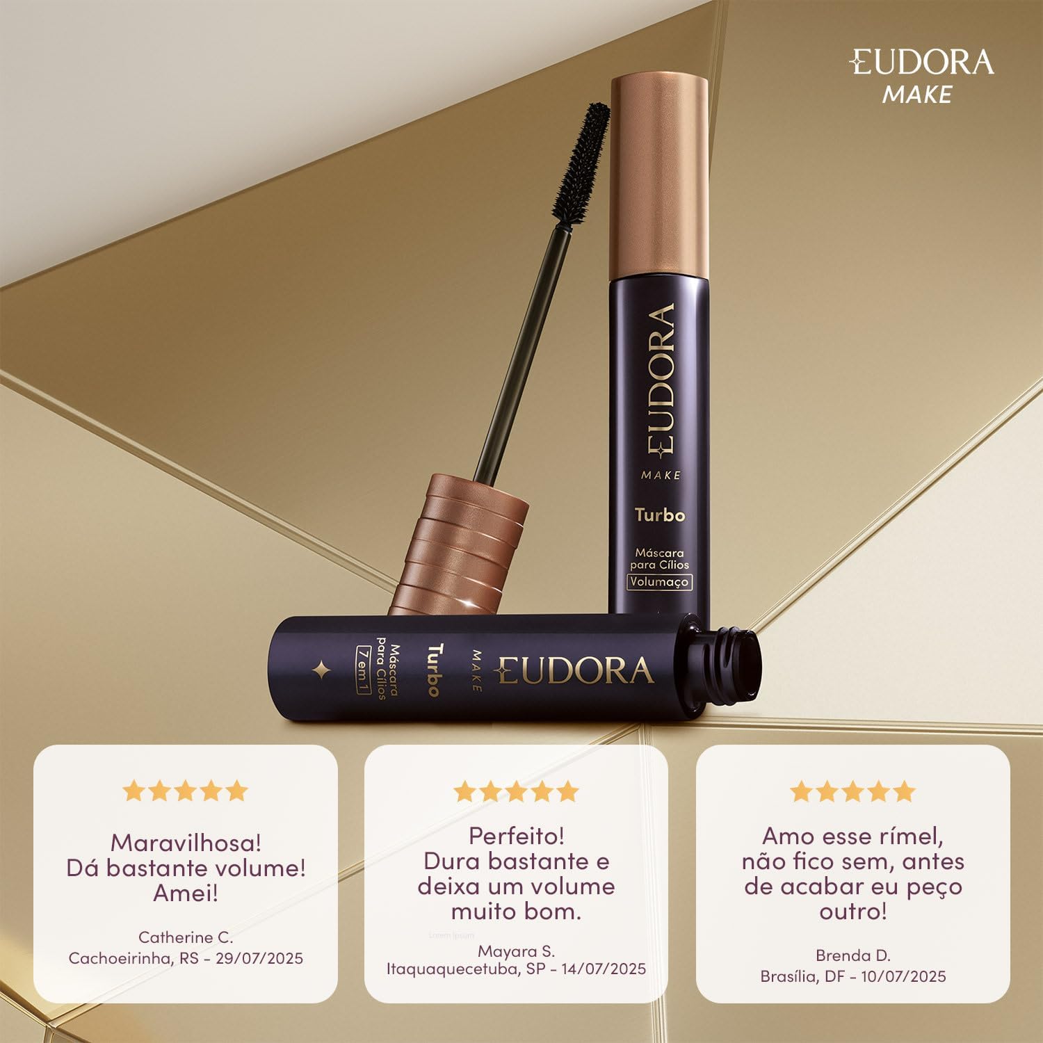 Máscara de Cílios Bomb Volumaço Eudora Make 10g - Imagem 4