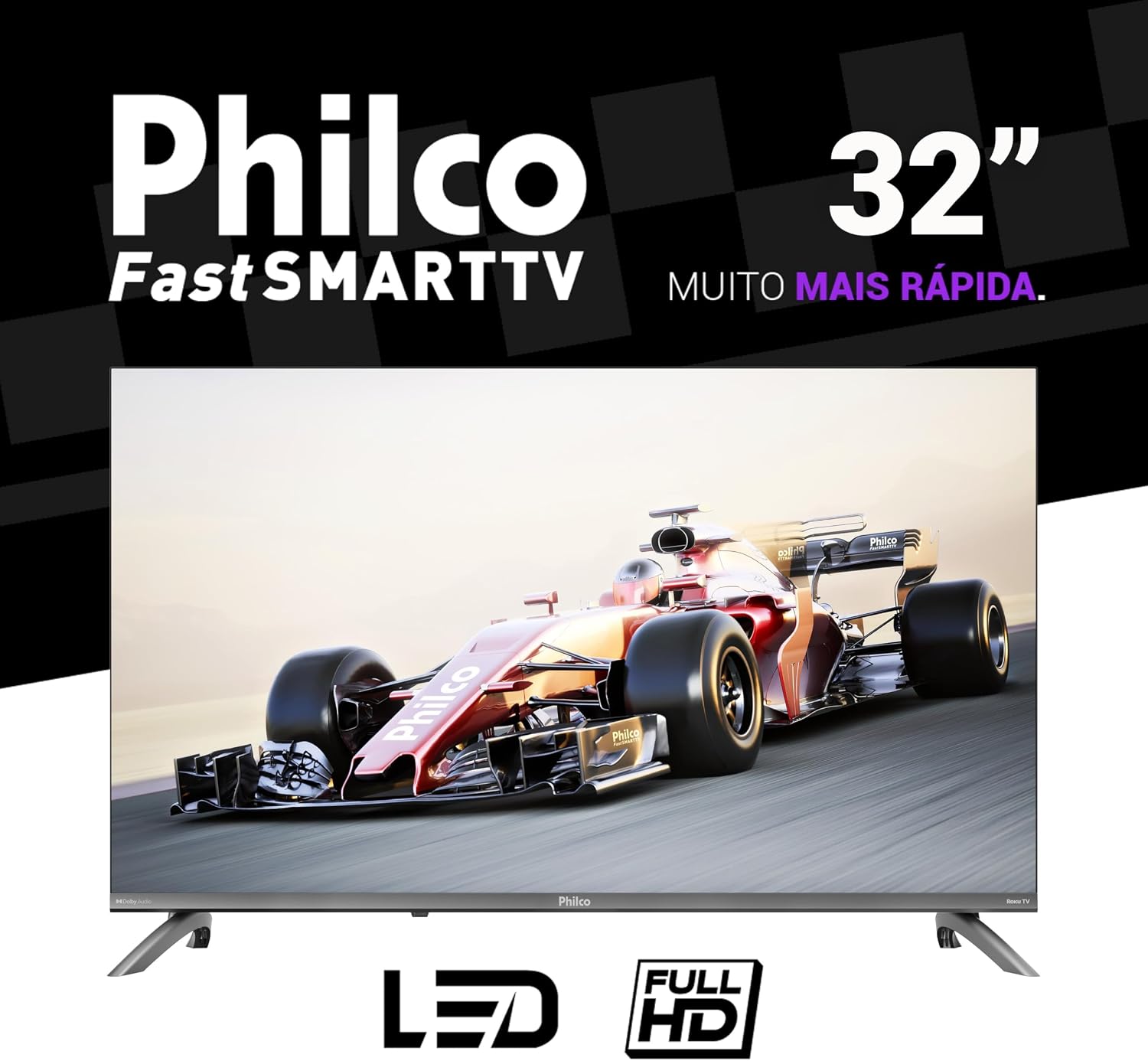 Smart TV 32" Philco Roku TV Dolby Áudio HDR10 P32CRB - Imagem 10