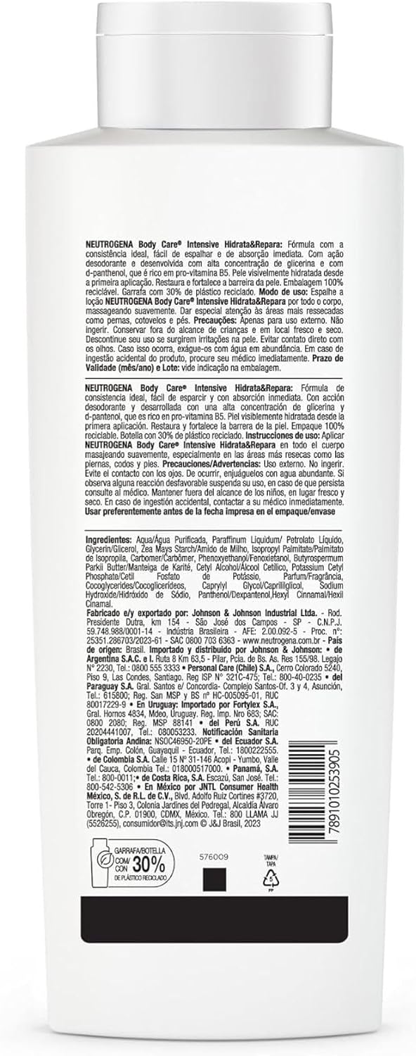 Neutrogena Hidratante Corporal Body Care Hidrata&Repara, 400ml - Imagem 3
