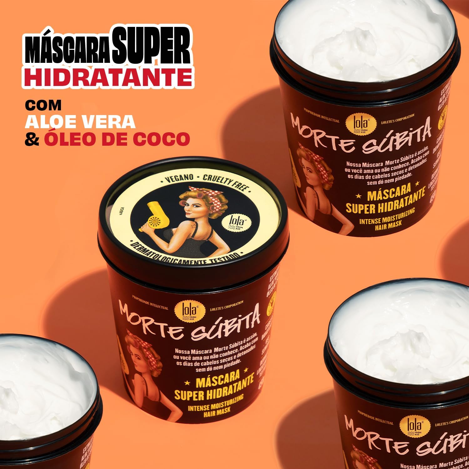 Morte Súbita Máscara Super Hidratante 450g , Lola Cosmetics - Imagem 7