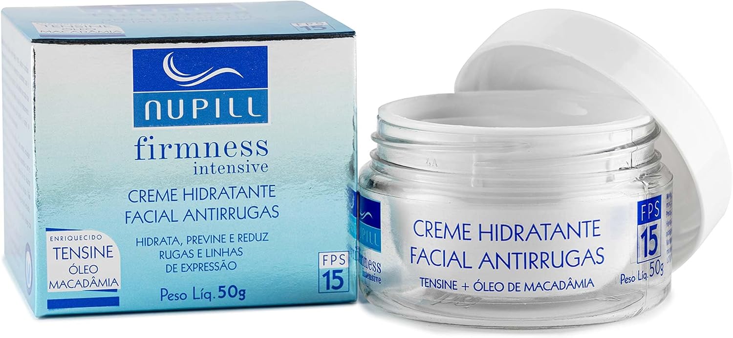 Nupill Creme Hidratante Antirrugas Tensine Fps 15 50G Azul - Imagem 3