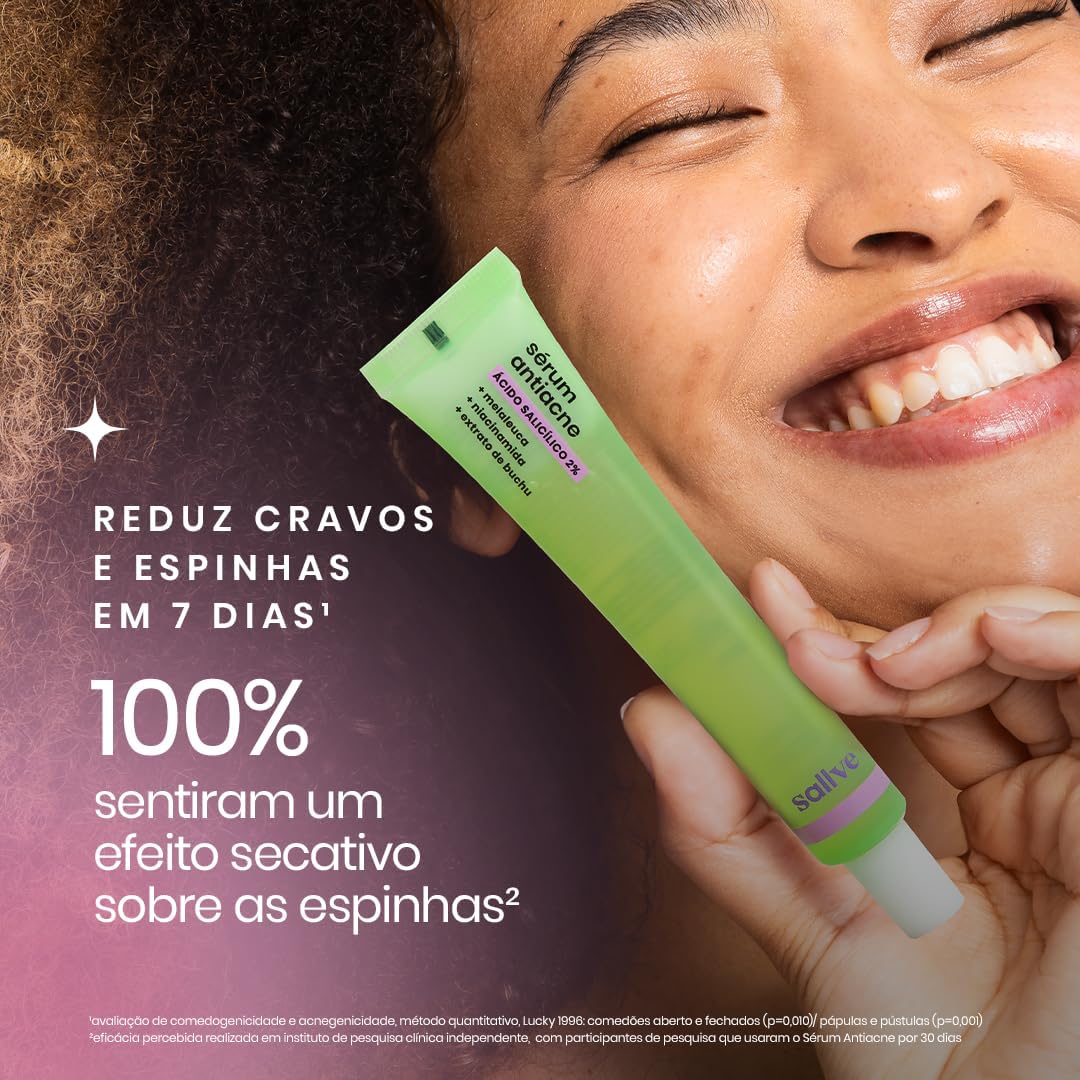 Sallve Sérum Antiacne 35G - Ácido Salicílico 2% - Imagem 6