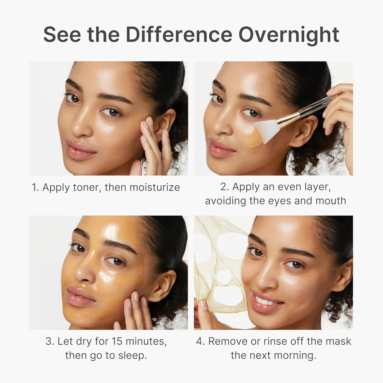 KOJIC ACID TURMERIC NIGHT WRAPPING MASK 75ml - Imagem 7