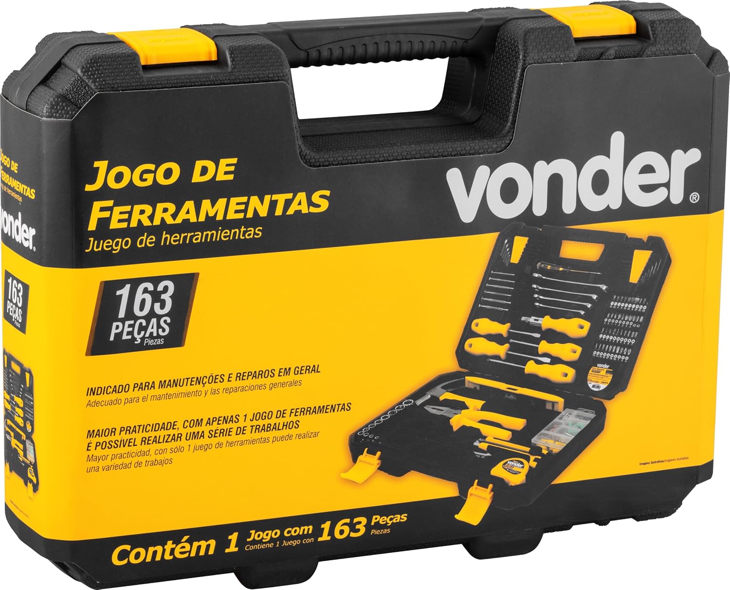 Jogo De Ferramentas Com 163 Peças Vonder - Imagem 7