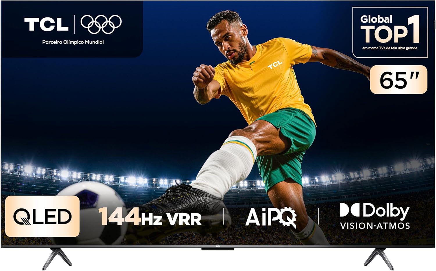 TCL QLED SMART TV 65” 65P8K 4K UHD GOOGLE TV - Imagem 2
