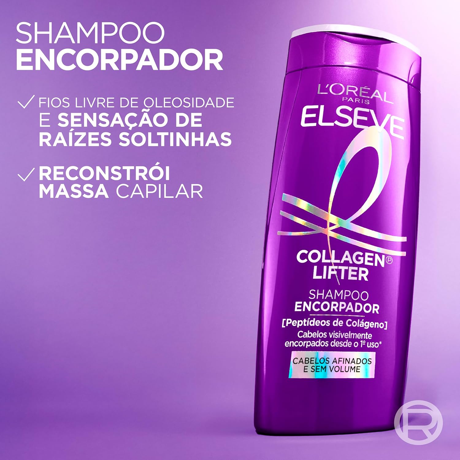 Shampoo Encorpador L'Oréal Paris Elseve Collagen® Lifter 400ml - Imagem 3