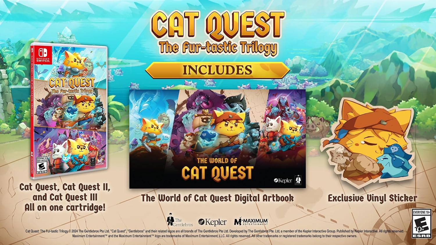 Maximum Entertainment Cat Quest - A Trilogia Fantástica para Nintendo Switch - Imagem 3
