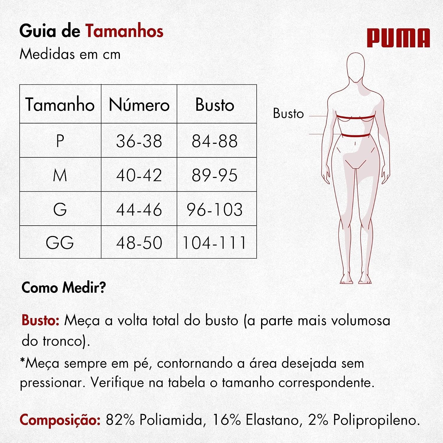 Top Puma Feminino Esportivo Poliamida Academia Nadador Sem Bojo Original - Imagem 7