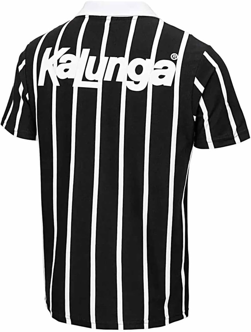 CAMISA POLO CORINTHIANS RETRÔ KALUNGA, MASCULINA, PRETA - Imagem 6