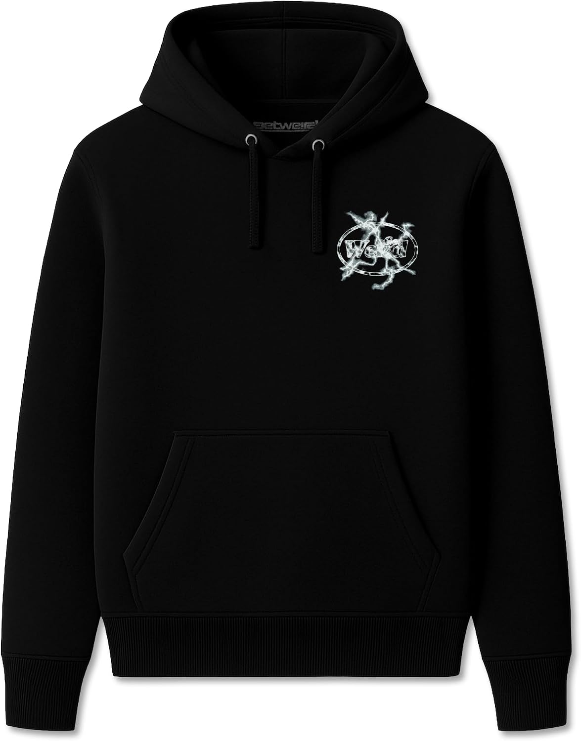 Suéter com capuz Lighting Hoodie-black Get WeirdUnisex Adulto - Imagem 2