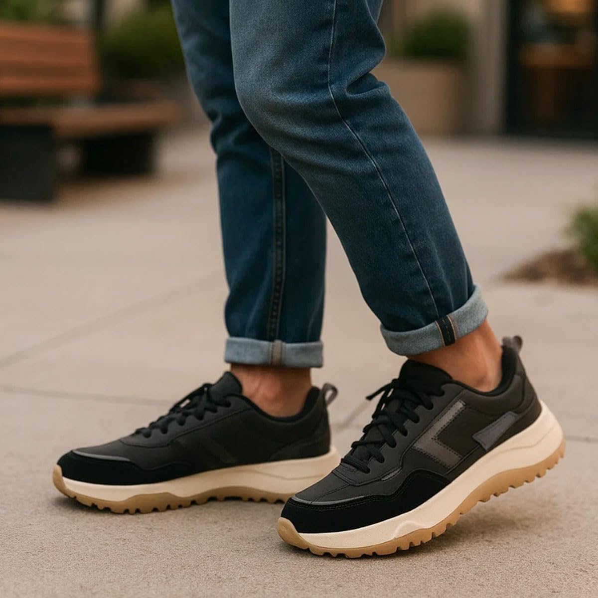 Tênis Sandrini Spryte Masculino Urbano Confortável De Couro - Imagem 6