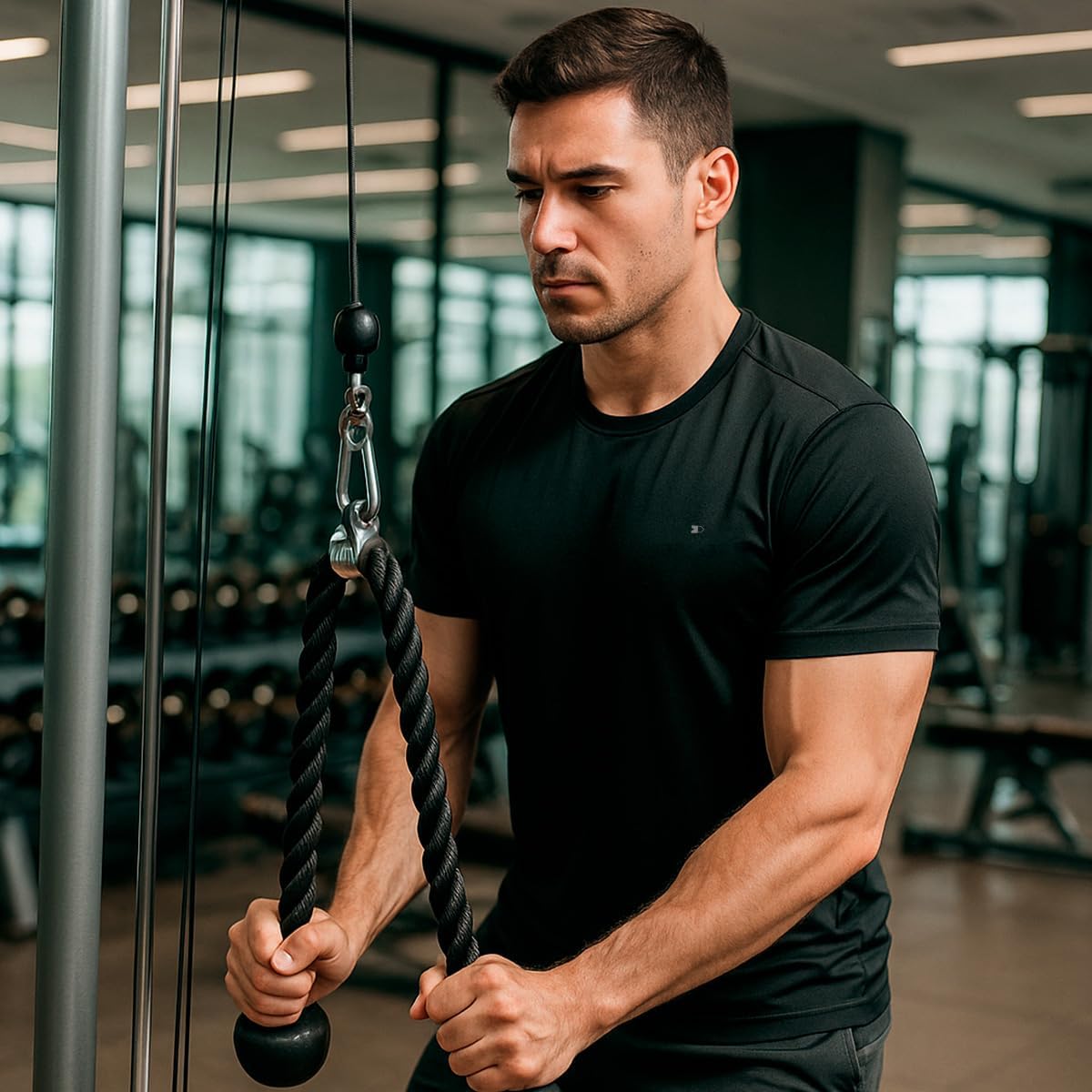 Kit 4 Camisas Dry-fit Sandrini Masculina Academia Treino Uv - Imagem 4