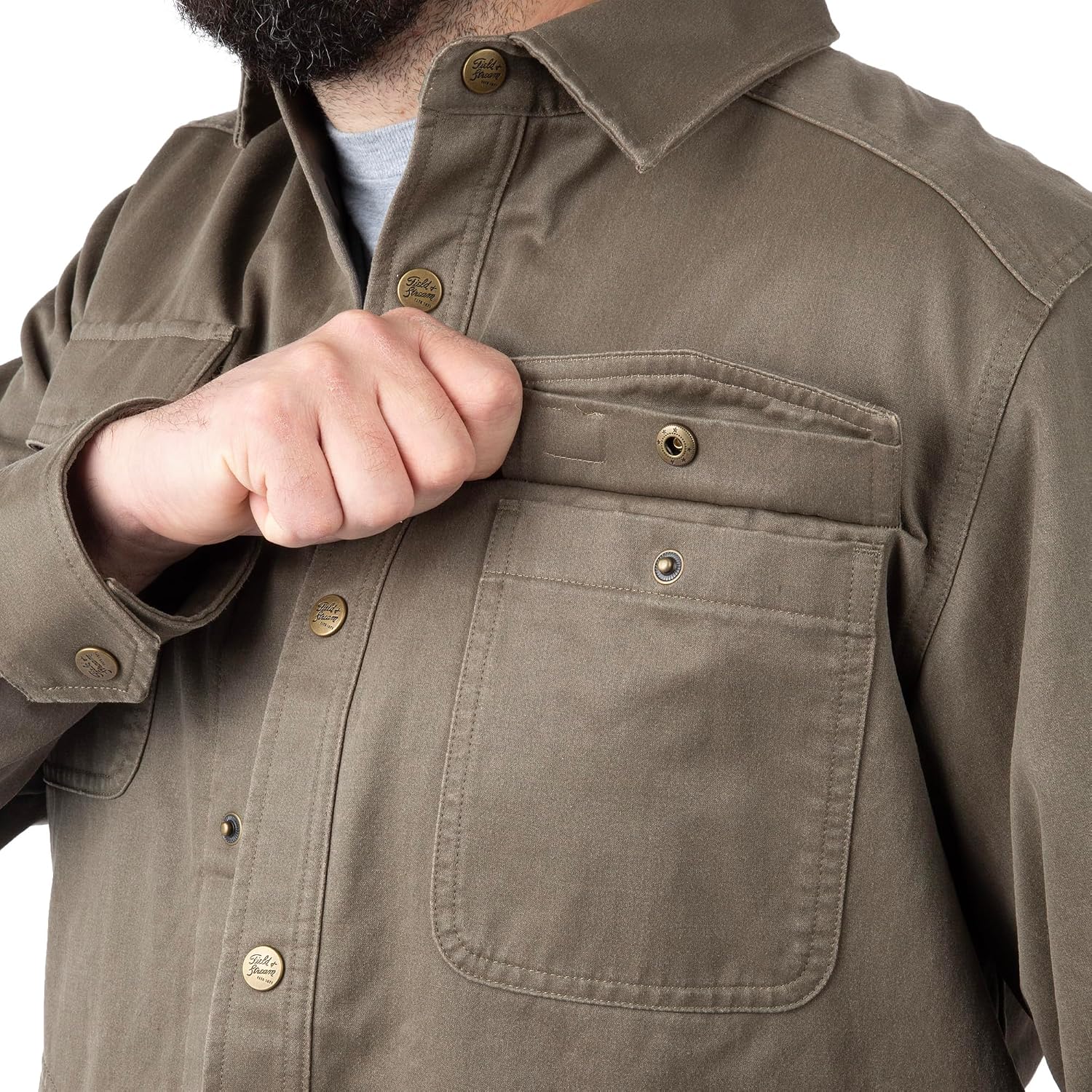 Jaqueta Wicklow Rugged Shirt Jacket Field & Streammasculino - Imagem 6