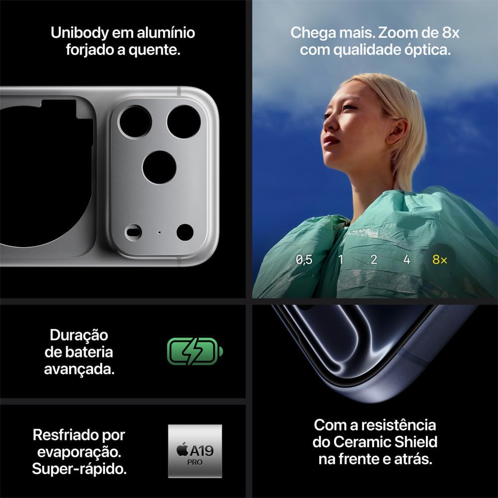 Apple iPhone 17 Pro Max (256 GB) - Laranja cósmico - Imagem 4