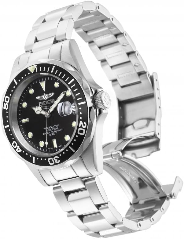 Invicta Relógio automático masculino 3044 de aço inoxidável Pro Diver - Imagem 3
