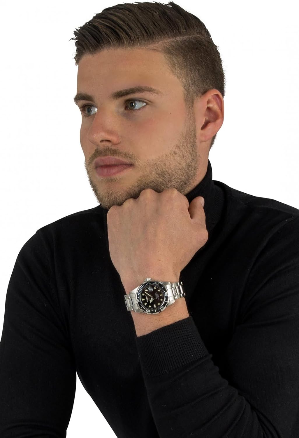 Invicta Relógio automático masculino 3044 de aço inoxidável Pro Diver - Imagem 6