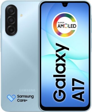Celular Samsung Galaxy A17, 128GB, 4GB, 50MP Tela 6.7″, IP54 – Azul Celular Samsung Galaxy A17, 128GB, 4GB, 50MP Tela 6.7″, IP54 – Azul