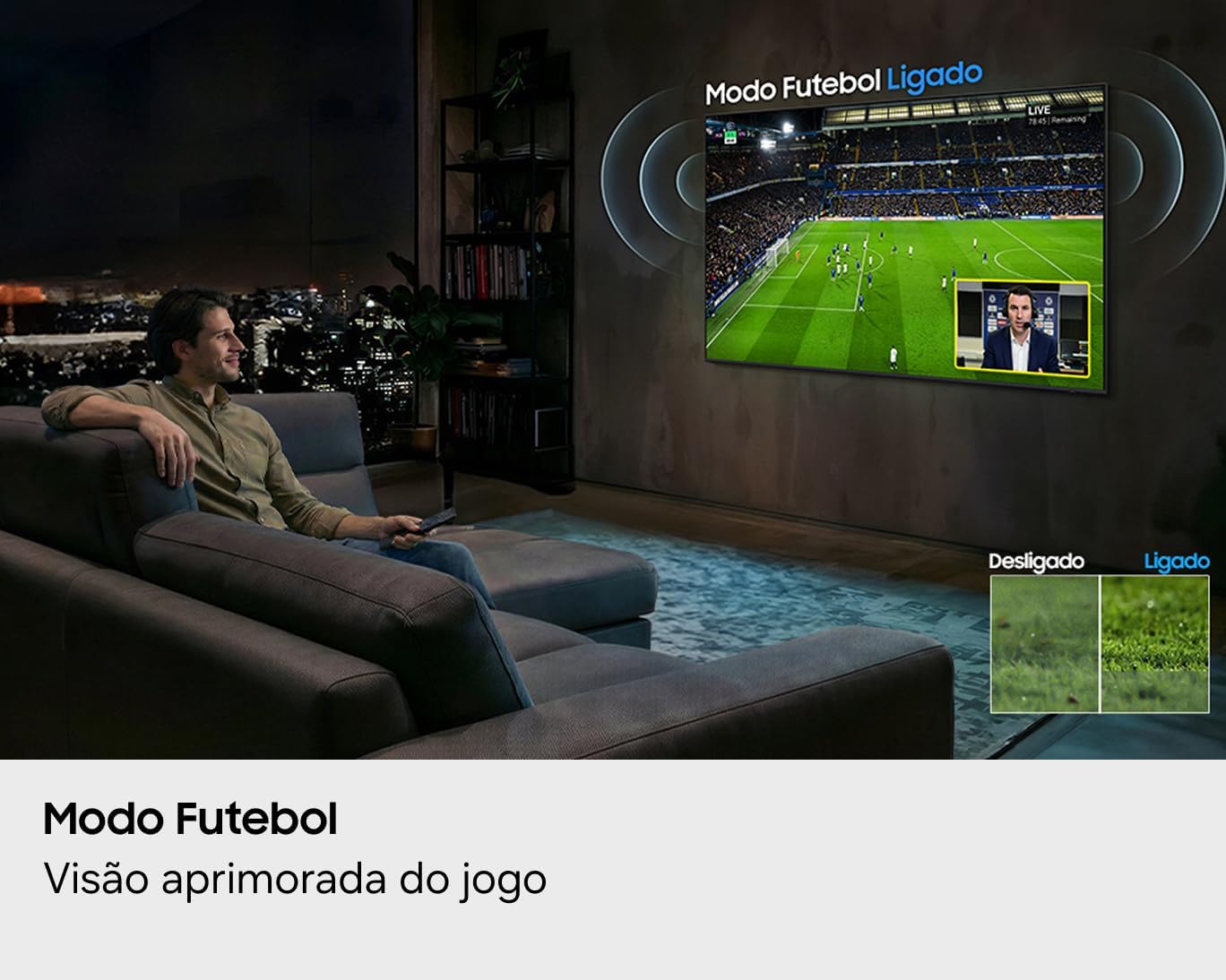 Samsung Smart TV 70" Crystal UHD 4K U8000H 2026 - Imagem 5