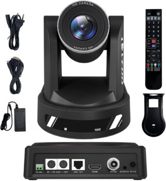 Câmera PTZ,Full HD 1080p 60fps para Igreja,Zoom Óptico 10x,POE Conference Camera,HDMI,para Live Streaming em Serviços Religiosos e Conferências Câmera PTZ,Full HD 1080p 60fps para Igreja,Zoom Óptico 10x,POE Conference Camera,HDMI,para Live Streaming em Serviços Religiosos e Conferências