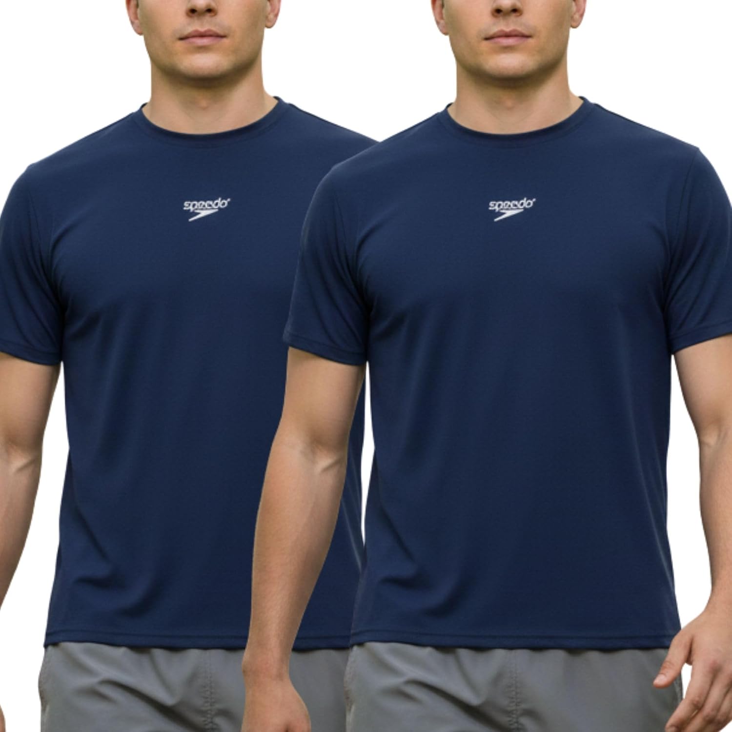 Kit 2 Camisetas Dry Fit Academia Esportiva Masculina Speedo - Imagem 2