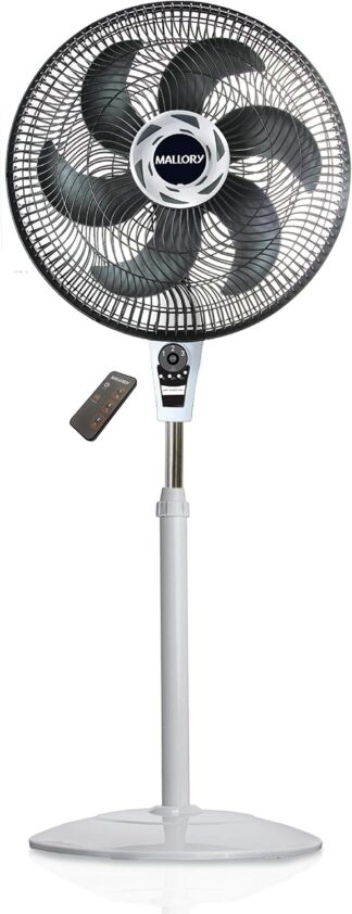 Ventilador de Coluna, Air Timer Style TS+, Preto/Branco, 110v, Mallory Ventilador de Coluna, Air Timer Style TS+, Preto/Branco, 110v, Mallory