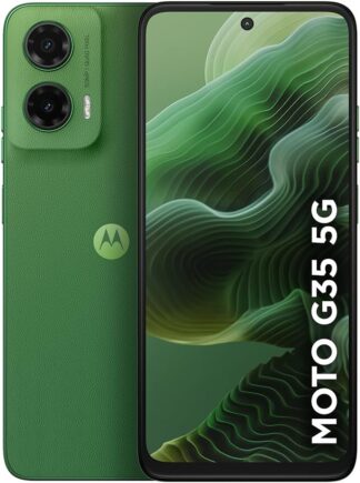 Smartphone Motorola Moto g35 5G – 128GB 12GB (4GB RAM+8GB Ram Boost) e Camera 50MP com AI NFC Tela 6.7″ com Superbrilho – Verde