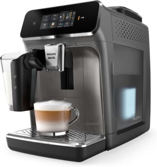 Philips Walita Cafeteira Espresso Série 2300 LatteGo, 4 Bebidas, Cinza Philips Walita Cafeteira Espresso Série 2300 LatteGo, 4 Bebidas, Cinza