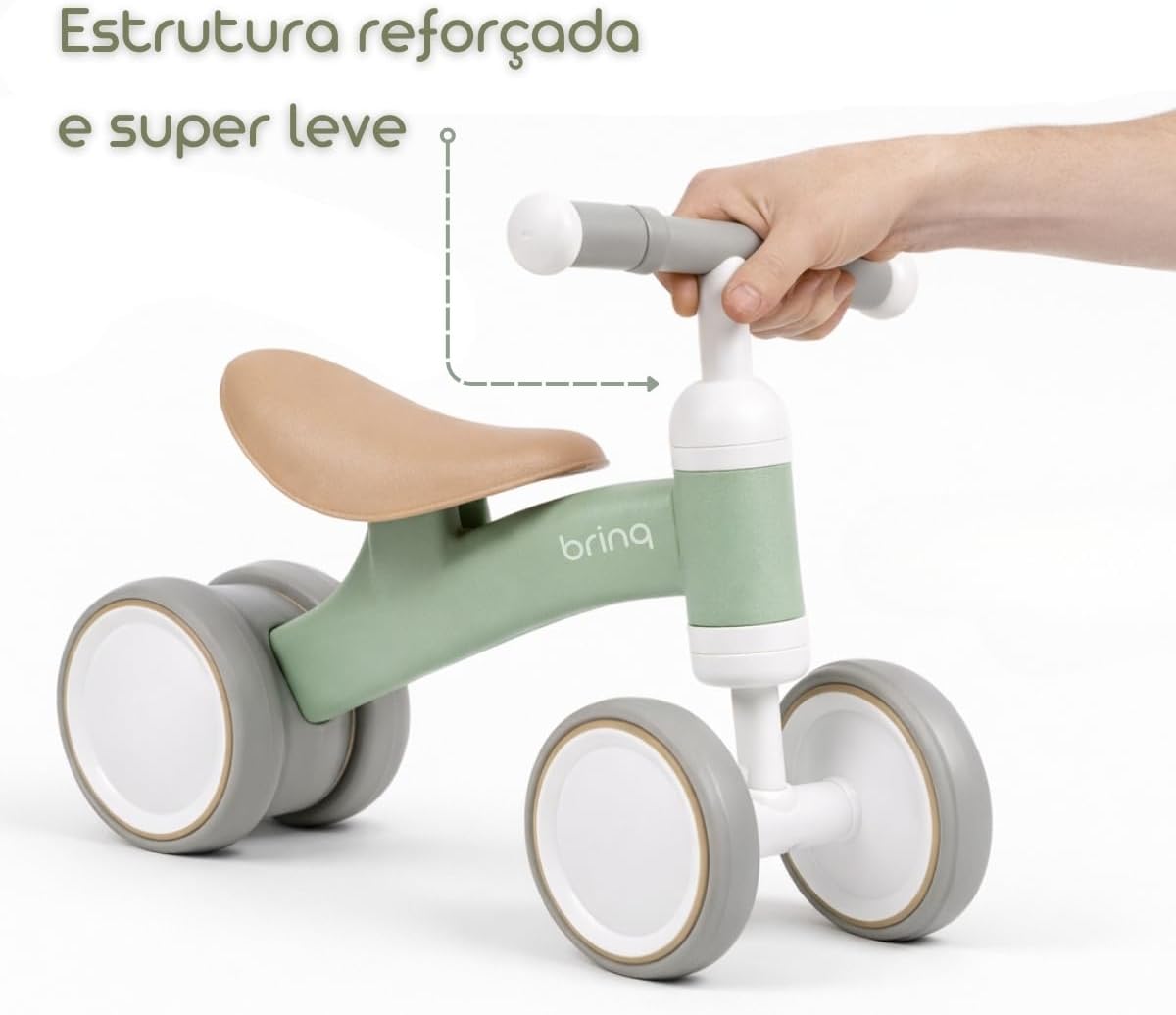 Bicicleta de Equilibrio Andador Infantil sem Pedal para Criança - Imagem 8