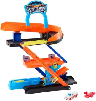 Kit Pista Hot Wheels City Garagem de Acrobacias Mattel Kit Pista Hot Wheels City Garagem de Acrobacias Mattel