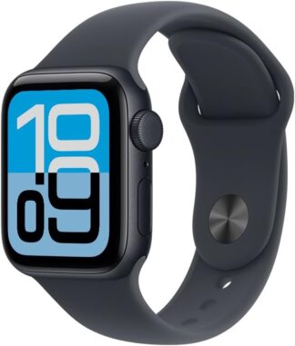 Apple Watch SE 3 GPS + Cellular, Caixa em alumínio meia‑noite de 40 mm com Bracelete desportiva meia‑noite – P/M Apple Watch SE 3 GPS + Cellular, Caixa em alumínio meia‑noite de 40 mm com Bracelete desportiva meia‑noite – P/M