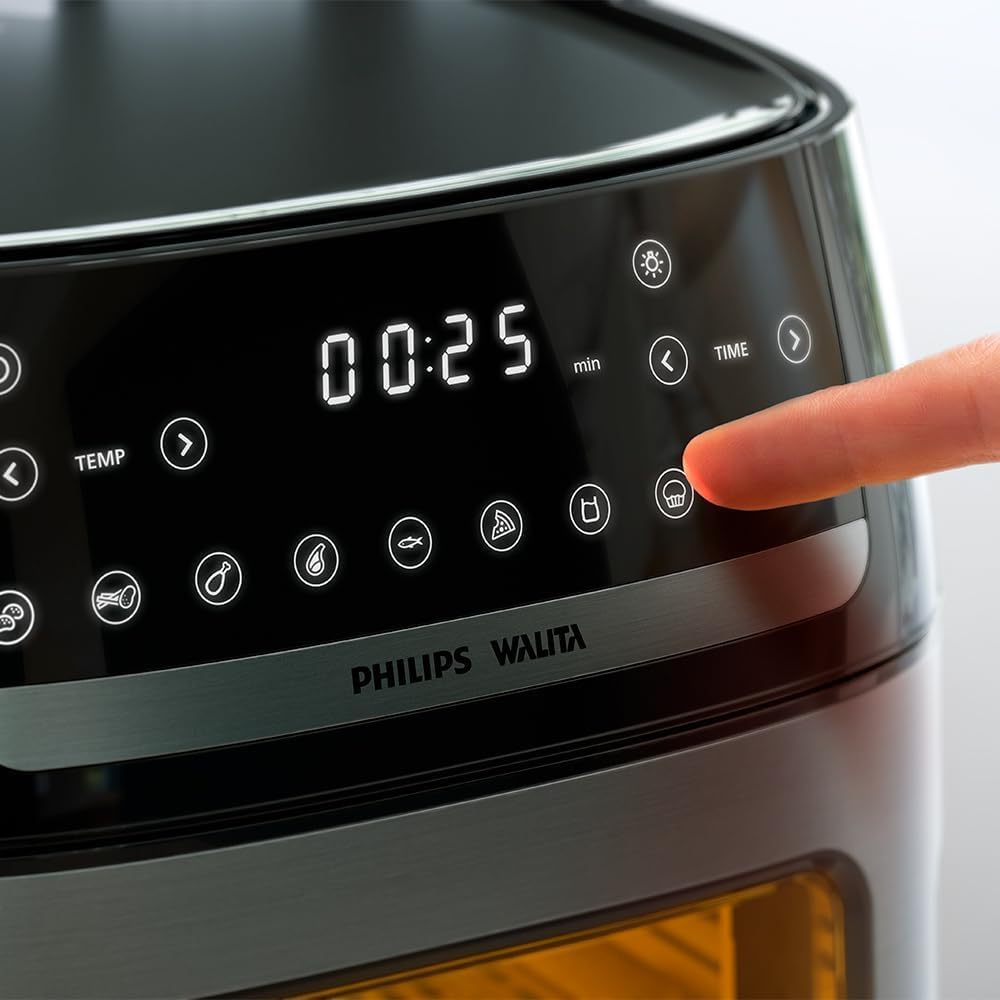 Philips Walita Fritadeira Airfryer Forno 12 Litros, Preta, 110V - Imagem 5