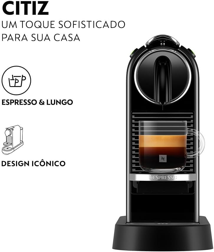Cafeteira Espresso Nespresso CitiZ Preta 110V - Imagem 11