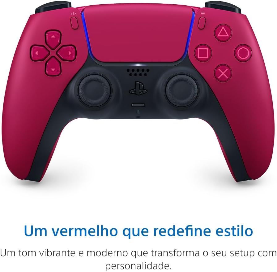 Controle sem fio PlayStation DualSense™ – Cosmic Red - Imagem 6