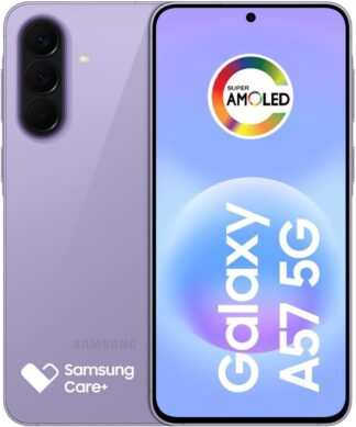 Celular Samsung Galaxy A57 5G 128GB, 8GB RAM, Câmera Tripla de até 50MP OIS, Selfie de 12MP Video HDR, IP68, Tela Super AMOLED 6.7″, NFC, Recursos AI, Até 6 Atualizações de Android e Segurança (Lilás) Celular Samsung Galaxy A57 5G 128GB, 8GB RAM, Câmera Tripla de até 50MP OIS, Selfie de 12MP Video HDR, IP68, Tela Super AMOLED 6.7″, NFC, Recursos AI, Até 6 Atualizações de Android e Segurança (Lilás)