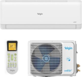 Ar-Condicionado Split HW Inverter Elgin Eco III Wi-Fi 9.000 BTUs R-32 Quente/Frio 220V