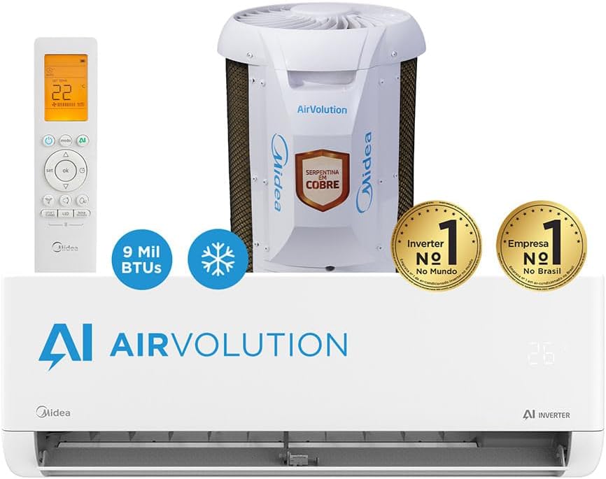Ar-Condicionado Split 9.000 BTUs AI AirVolution Frio Midea - Imagem 2