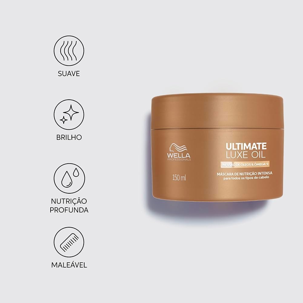 Máscara Wella Professionals Ultimate Luxe Oil 500ml - Imagem 3