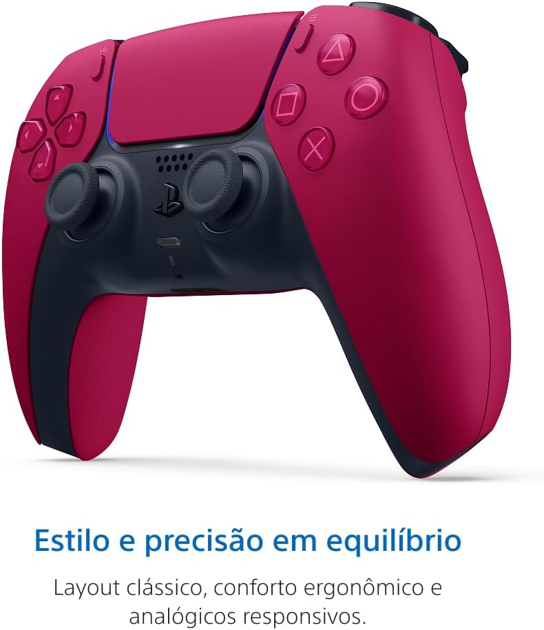 Controle sem fio PlayStation DualSense™ – Cosmic Red - Imagem 4